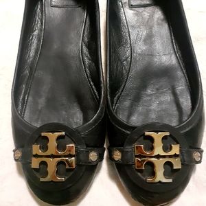 Tory Burch black flats size 9